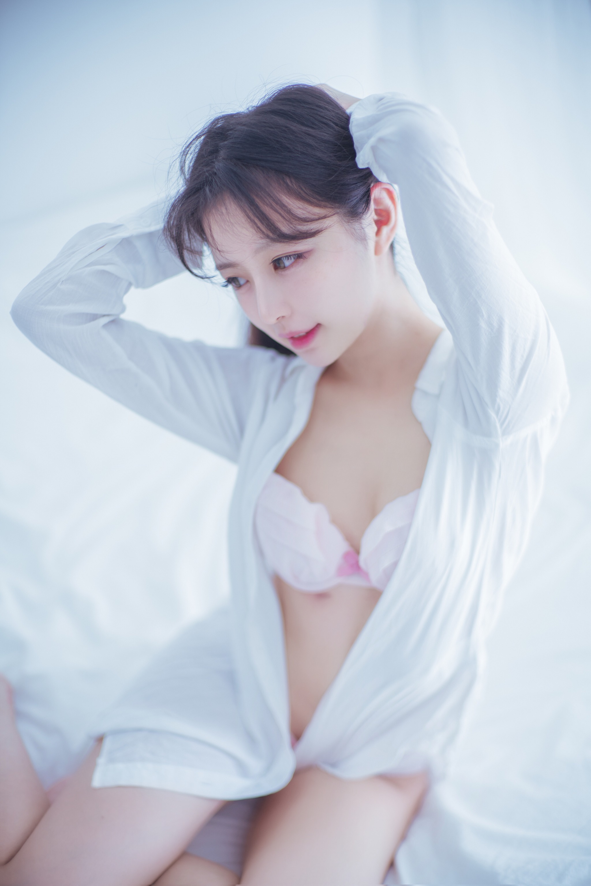 图片[1]-Shika小鹿鹿 – NO.015 白衬衣 [13P]-XikXak